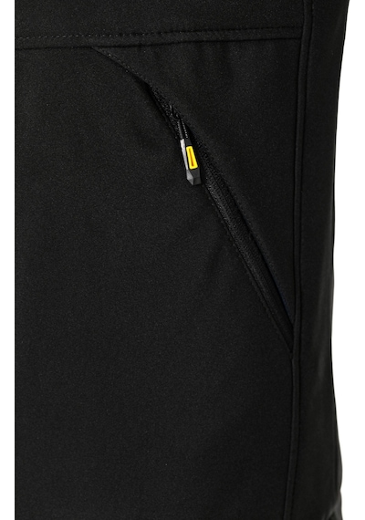 Famoda Kürklü Su ve Rüzgar Geçirmez Softshell Kışlık Erkek Mont - Siyah