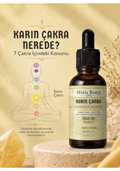 Minia Bahçe Karın Çakra Masaj Yağı 30 ML
