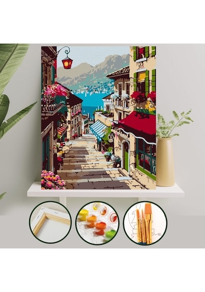 Sayılarla Boyama Tuval Seti 40X50 Cm - Yaz Adımları