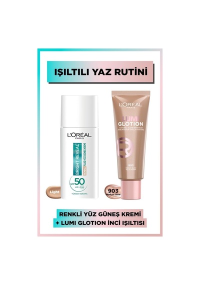 Bright Reveal Koyu Leke Karşıtı Günlük Güneş Kremi Light & Glotion All-in-one Doğal Işıltı 903 pktgunesallikset2-10760