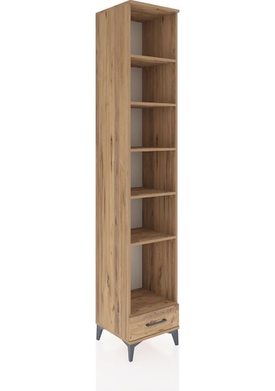 Hyperion Dolap 6 Raflı Tek Çekmeceli 44x44x243 Çam-çam Çam Hyperion Dolap 6 Raflı Tek Çekmeceli 44x44x243 Çam-çam Çam