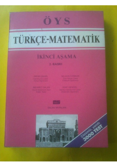 Öys Türkçe Matematik Özet Konu ve 3000 Soru Yılı Basım