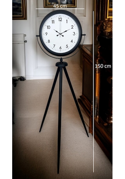 Mcg Eskitme Tripod Ayaklı Dekoratif Saat Çok Renkli 82081118