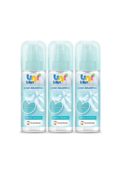 Uni Baby Kolonya Bebeksi Kokular 3 X 150 Ml