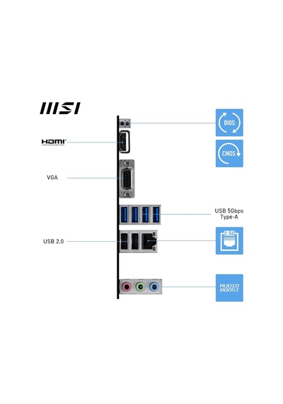 Pro B840m-b Am5 Ddr5 8000mhz Oc Hdmı,vga,2x M.2 Usb 5 Gbs 2.5g Lan Matx