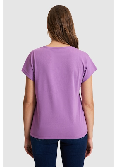 U.s. Polo Assn. Kadın Menekşe Tişört Basic 50323541-vr037 Menekse
