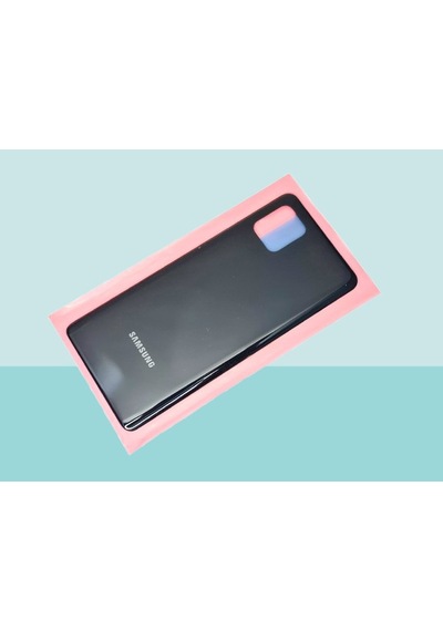 Tkgz Samsung Galaxy Uyumlu Note 10 Lite Arka Kapak Batarya Kapağı - Siyah Çok Renkli