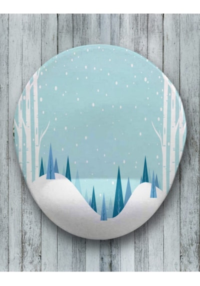 Karlar Oval Bilek Destekli Mouse Pad Mousepad
