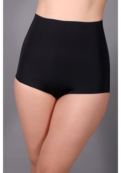 Cotonhause Kadın Lazer Kesim Yüksek Bel Siyah Slip Korse C8t0n2o963 Sıyah