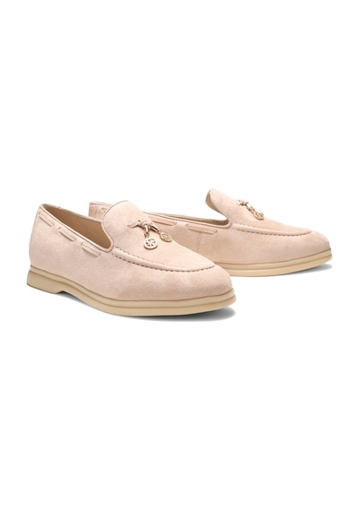 Guess Aryanai Kadın Loafer Ayakkabı Fltnaısue14 Krem