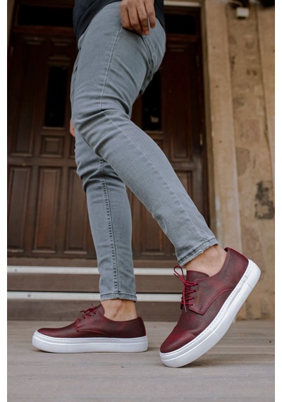 Ch005 Cbt Pıttı Erkek Ayakkabı Bordo Bordo