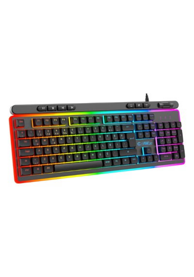 Nova K1 360 Özelleştirilebilir Rgb & Yazılımlı Full Membran 104+7 Tuşlu Gaming Klavye