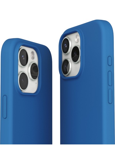 Vonmahlen Apple Uyumlu iPhone 16 Pro Max Magsafe Silikon Kılıf Mavi