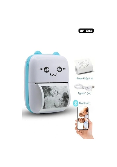 Mini Printer Etiket Çıkarıcı Yazıcı