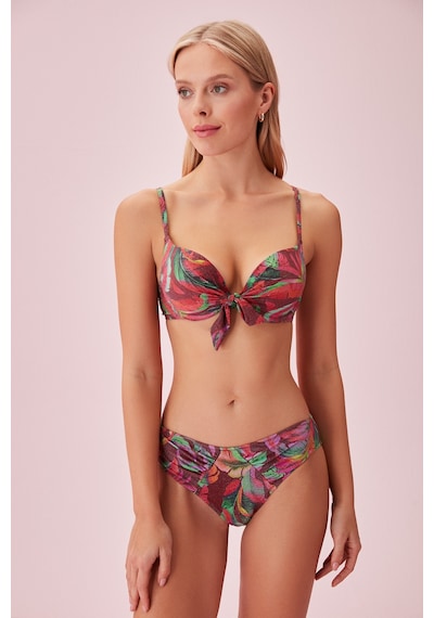 Suwen Önden Bağcıklı Full Dolgulu Bikini Üst Sb24640a1319