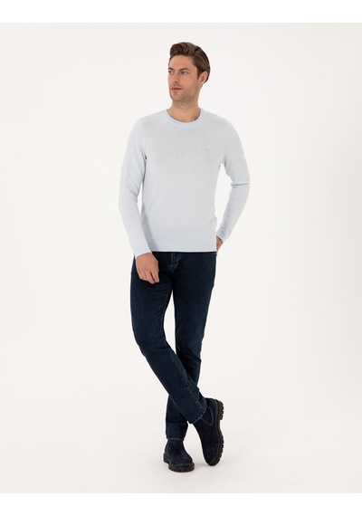 Pierre Cardin Erkek Açık Mavi Kazak /triko 50314192-vr003 Açık Mavi
