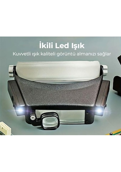 Texta 81007p Led Işıklı Kuyumcu Kafa Büyüteci