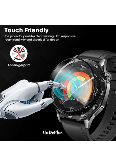 Huawei Watch Gt 5 Pro 46mm Full Ekran Nano Saat Koruyucu 41mm/42mm Değildir