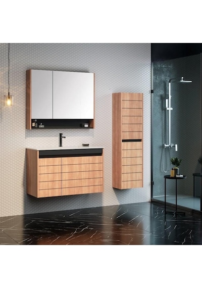 Orka Ricato 80 Cm Mdf Morganakiraz Banyo Dolabı Takımı Boy Dolabı Çok Renkli Orka Ricato 80 Cm Mdf Morganakiraz Banyo Dolabı Takımı Boy Dolabı Çok Renkli