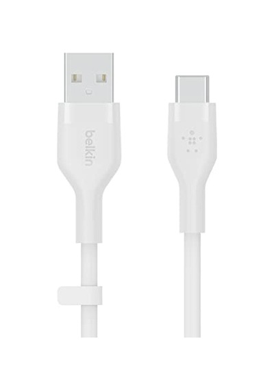 Usb-c - Usb-a Kablosu 2 M iPad Uyumlu Pro S21 Ultra 20 Ve Diğer Aygıtlar Için Usb-ıf Onaylı Usb-c Şarj Kablosu - Beyaz
