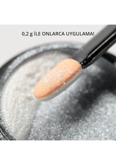 İnci Tozu Holografik Clear 0,2 Gr