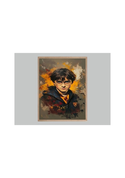 Poster Harry Potter Ahşap Çerçeveli Dekoratif Tablo Çok Renkli - 869074870 Çok Renkli