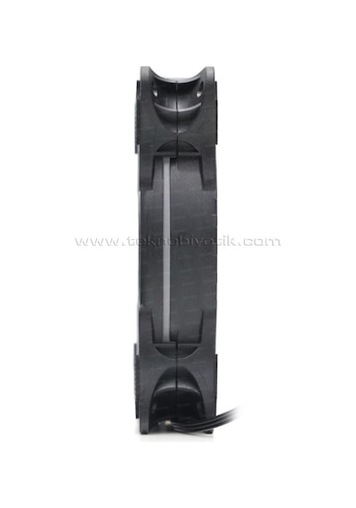 Dark Sessiz 12cm FRGB 1200 RPM, 36CFM, 22dBA 3Pin + Molex Sessiz, Siyah Kasa Fanı (DKCF126F)