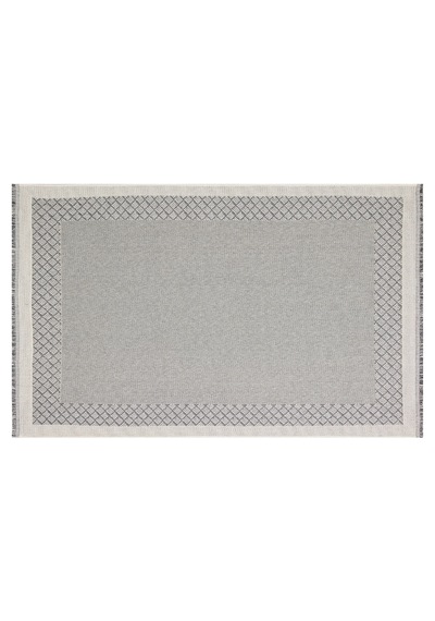 Kelebek Martha Yemek Odası Halısı 200x290 Krem-gri