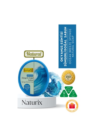 Okyanus Süngerli Sabun 150 Gr Peeling Etkili Arındırıcı Sabun