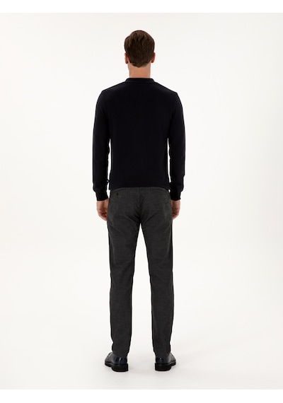 Cacharel Erkek Antrasit Pantolon Kanvas-chino 50311720-vr006 Gri