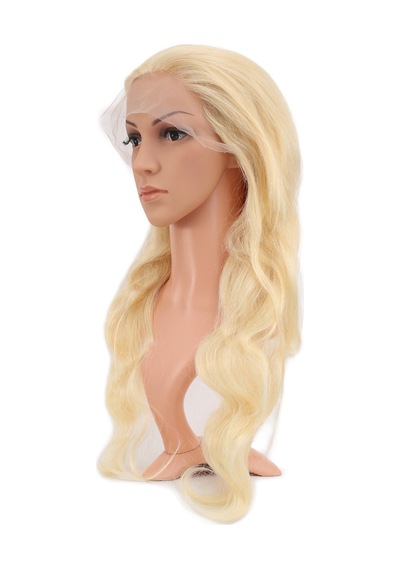 Gerçek Front Lace Dalgalı Platin Tül Peruk - 70-75cm