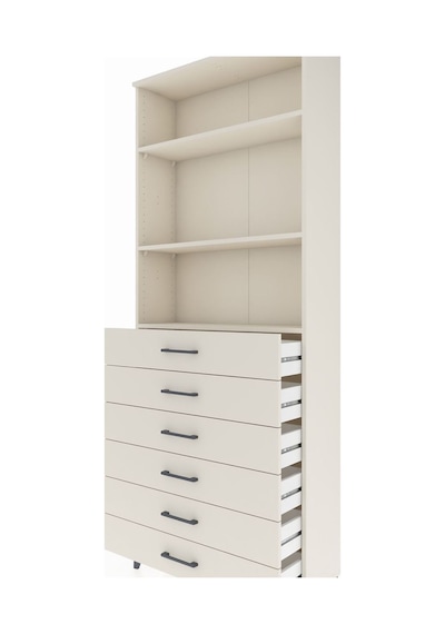 Arges Dolap 3 Raflı 6 Çekmeceli 88x30x221 Aytaşı-aytaşı Aytaşı