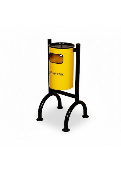 Park Ve Bahçe Çöp Kutusu P&b-613 Dış Mekan Metal Çöp Kutusu Hey Çelik