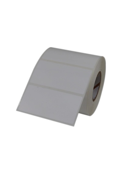 Pp Opak 80mm X 40mm Ruloda 1000 Adet 40mm Kuka Çapında Yırtılmaya Dayanıklı Etiket Çok Renkli