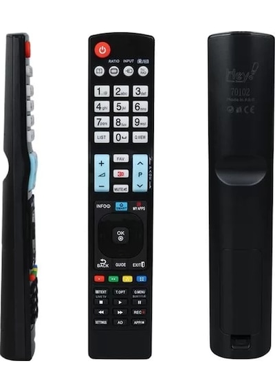 Sh Hey Rm-l999 3d Küçük Kalıp Lg Smart Tuşlu Üniversal Lcd Led Tv Kumanda Najmaddin