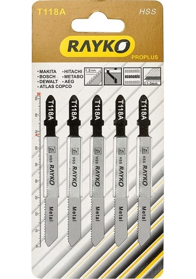 Rayko Dekupaj Bıçağı Metal Pk 5 Ad. T118A