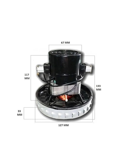 Rowenta İle Uyumlu Ru 305 Süpürge Motoru 1400w Ht90