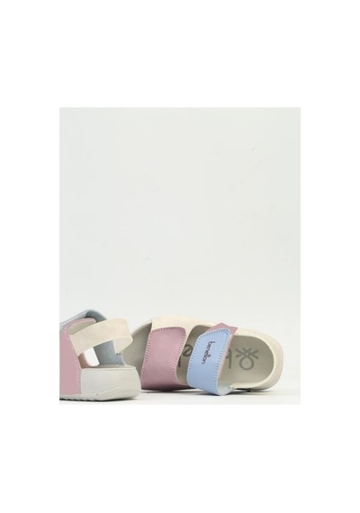 Benetton Bn-31518 Anatomik Taban Kız Çocuk Sandalet Pembe 26-30 Siyah