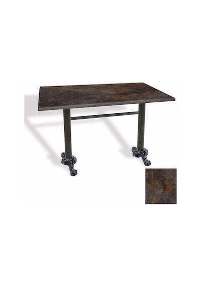 Çipa Döküm Ayak Masa 80x120 Cm - Werzalit, Wermodin Ve Allzalit Tabla - Metalic Oxid 3 Çok Renkli Çipa Döküm Ayak Masa 80x120 Cm - Werzalit, Wermodin Ve Allzalit Tabla - Metalic Oxid 3 Çok Renkli