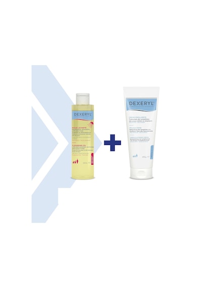 Ducray Dexeryl Cream 250 Gr + Dex Huile Lavante 200 Ml Set