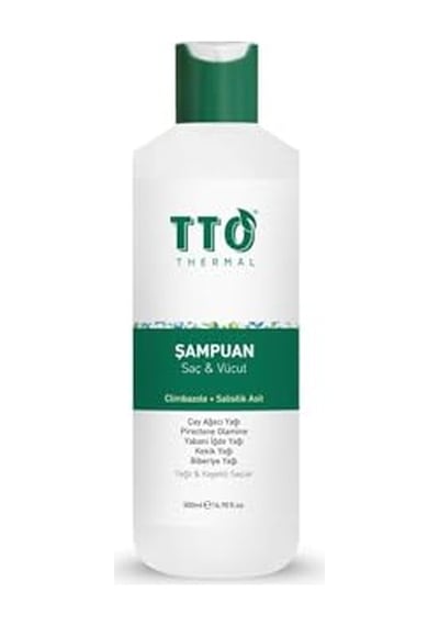 Saç Ve Vücut Şampuanı 500 Ml Beyaz Çay Ağaci Yaği/tea Tree Oil