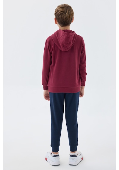 U.S. Polo Assn. U.s. Polo Assn Erkek Çocuk Bordo Eşofman Takımı Us1518-c-v1 Bordo