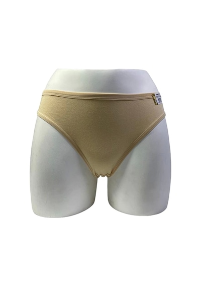 Kolcu 3 Lü Bayan Lycralı Bikini Kilot-ten Ten
