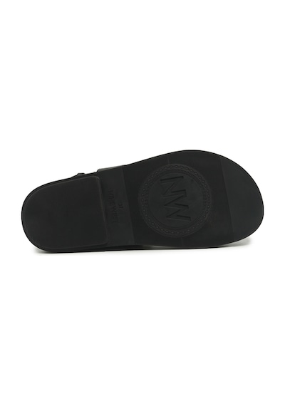 Nine West Ronı Siyah Kadın Düz Sandalet 000000000102051564
