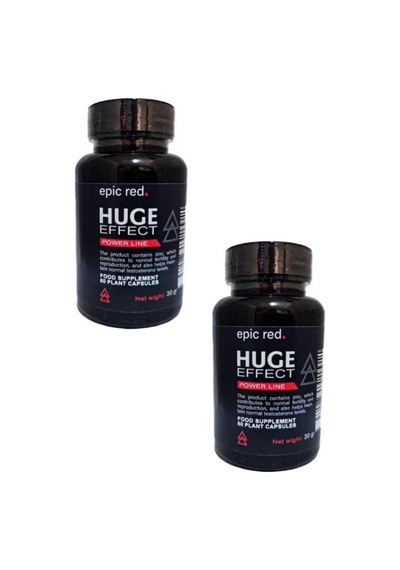 Huge Effect Erkeklere Özel Destekleyici Takviye 60'lı X 2 Ad +kayganlaştırıcı Jelle