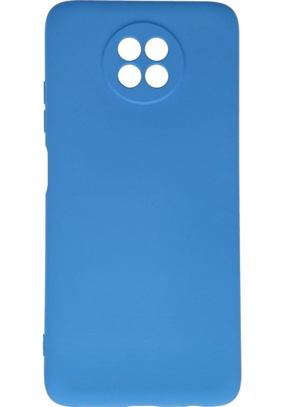 Cosmotex Newface Xiaomi Redmi Note 9 5g Kılıf Nano İçi Kadife Silikon - Mavi