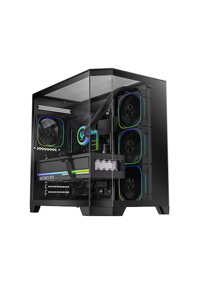 Bitfenix P100 850w 80+ Bronze Atx 3.1 Tempered Glass Frgb Siyah Atx Mid Tower Kasa