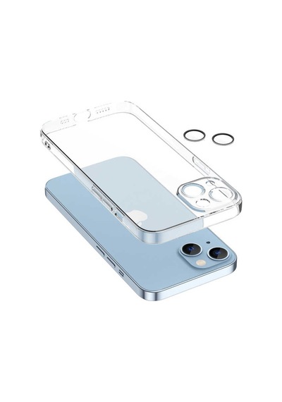 Apple Uyumlu iPhone 13 Uyumlu Zore Fizy Kılıf-renksiz Renksiz -