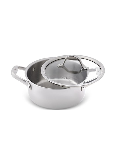 Karaca  Powersteel 3Ply 316+ İndüksiyon Tabanlı Çelik Petekli Tencere 20 Cm
