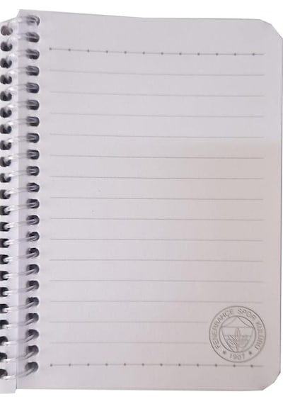 Not Defteri Bloknot Spralli 10x15 Cm Çizgili 80 Yaprak 1 Adet Lisanslı Orjinal Kanarya Not Defteri Sarı - Lacivert